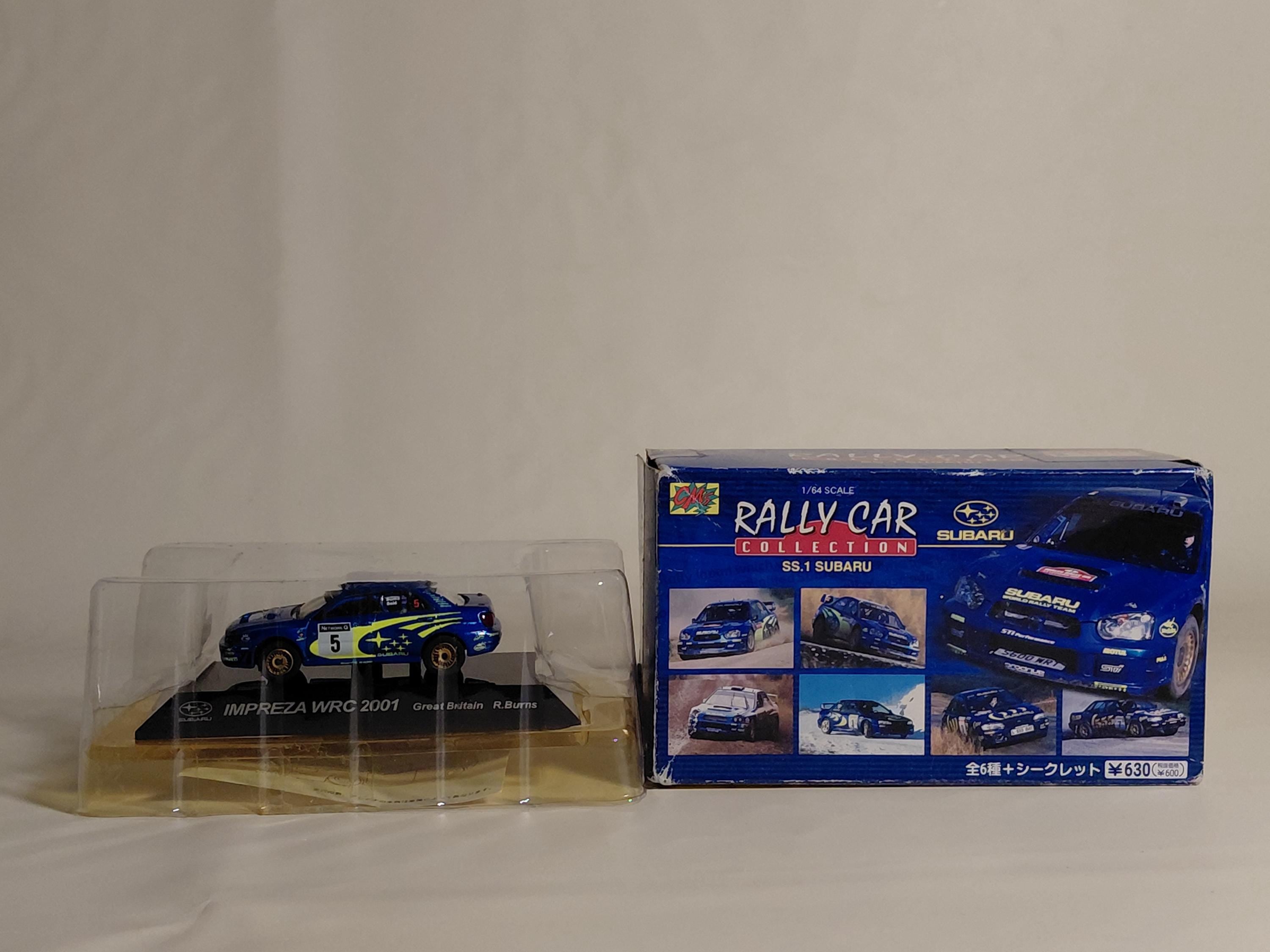 CM's Rally Car Collection SS.1 Subaru Impreza WRC 2001 1/64 scale diecast model car