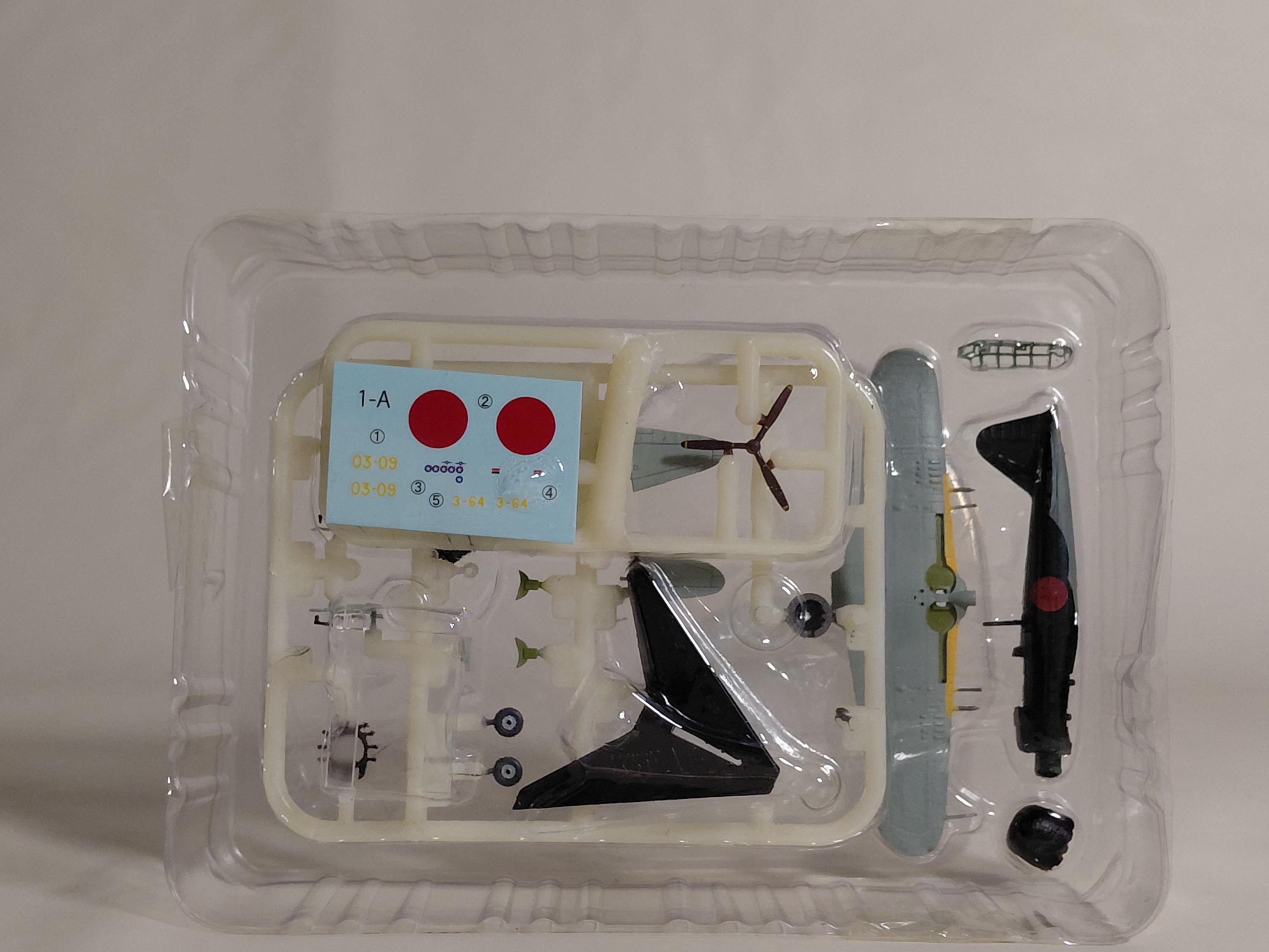 1/144 Zero Fighter Type 52 Hei 203rd Naval Air Group 1-A Wing Kit Collection VS4 F-Toys