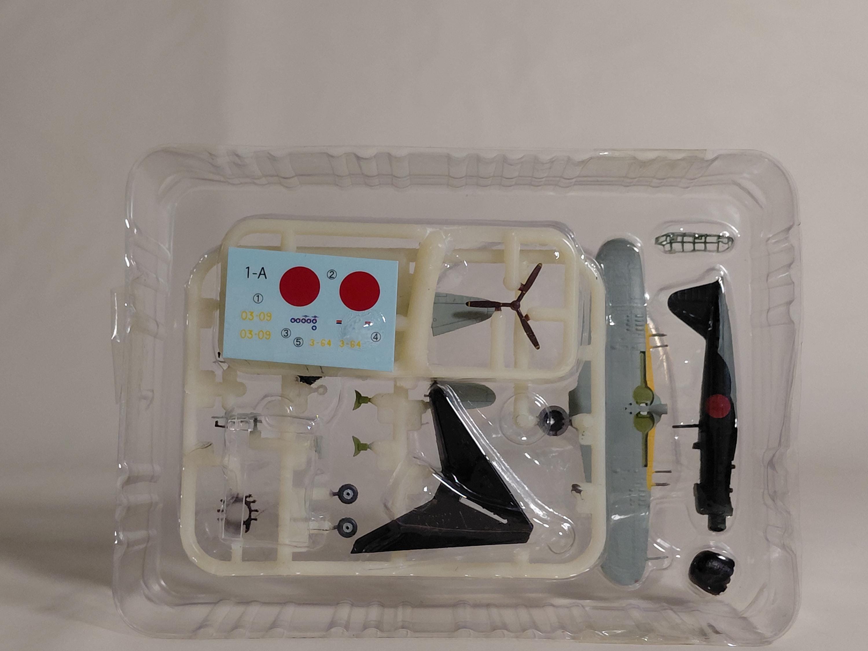 1/144 Zero Fighter Type 52 Hei 203rd Naval Air Group 1-A Wing Kit Collection VS4 F-Toys