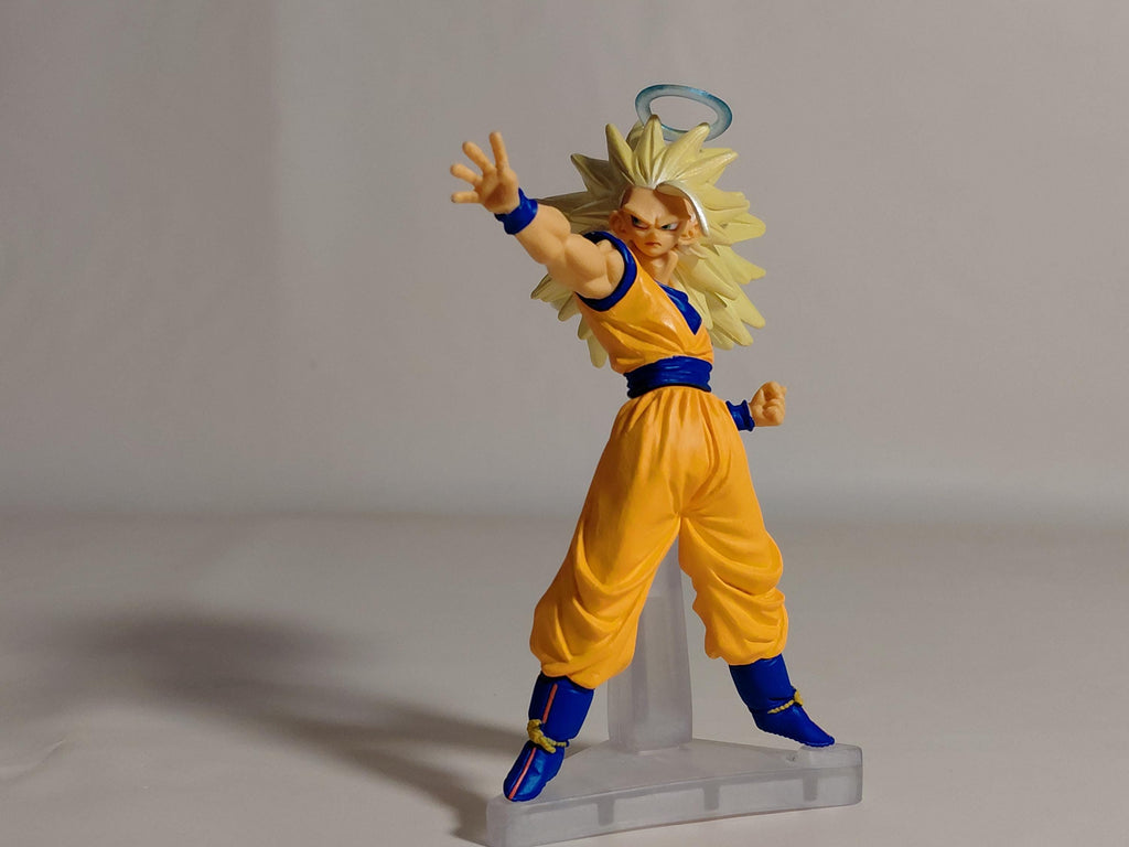 DRAGON BALL Z HG Kai Gashapon Figure Son Goku Super Saiyan 3 Bandai 2005