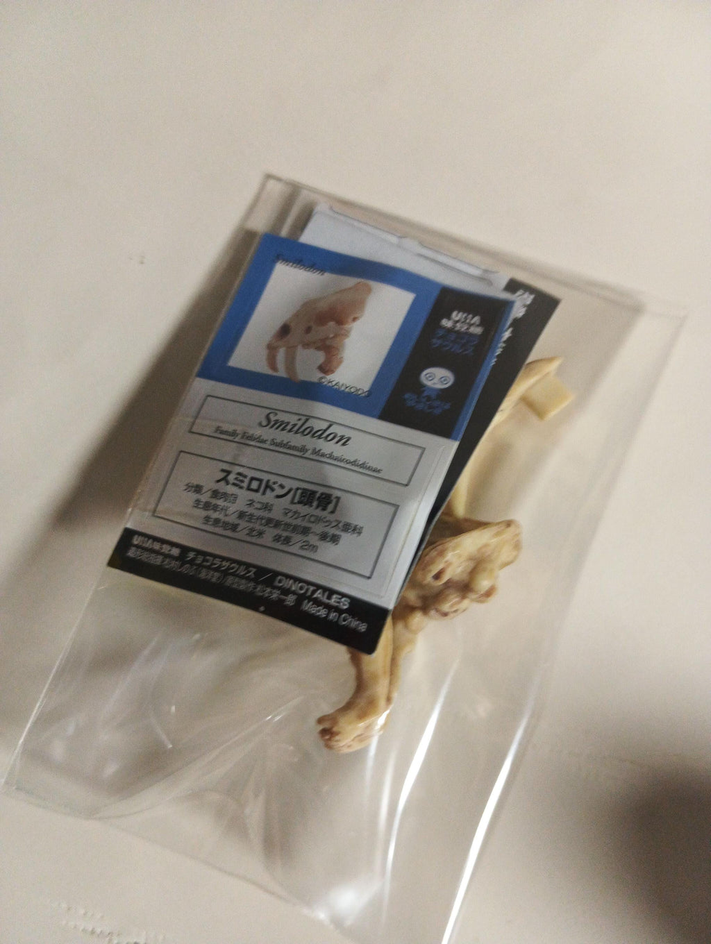 Kaiyodo UHA Dinotales Series 2 Smilodon Skull