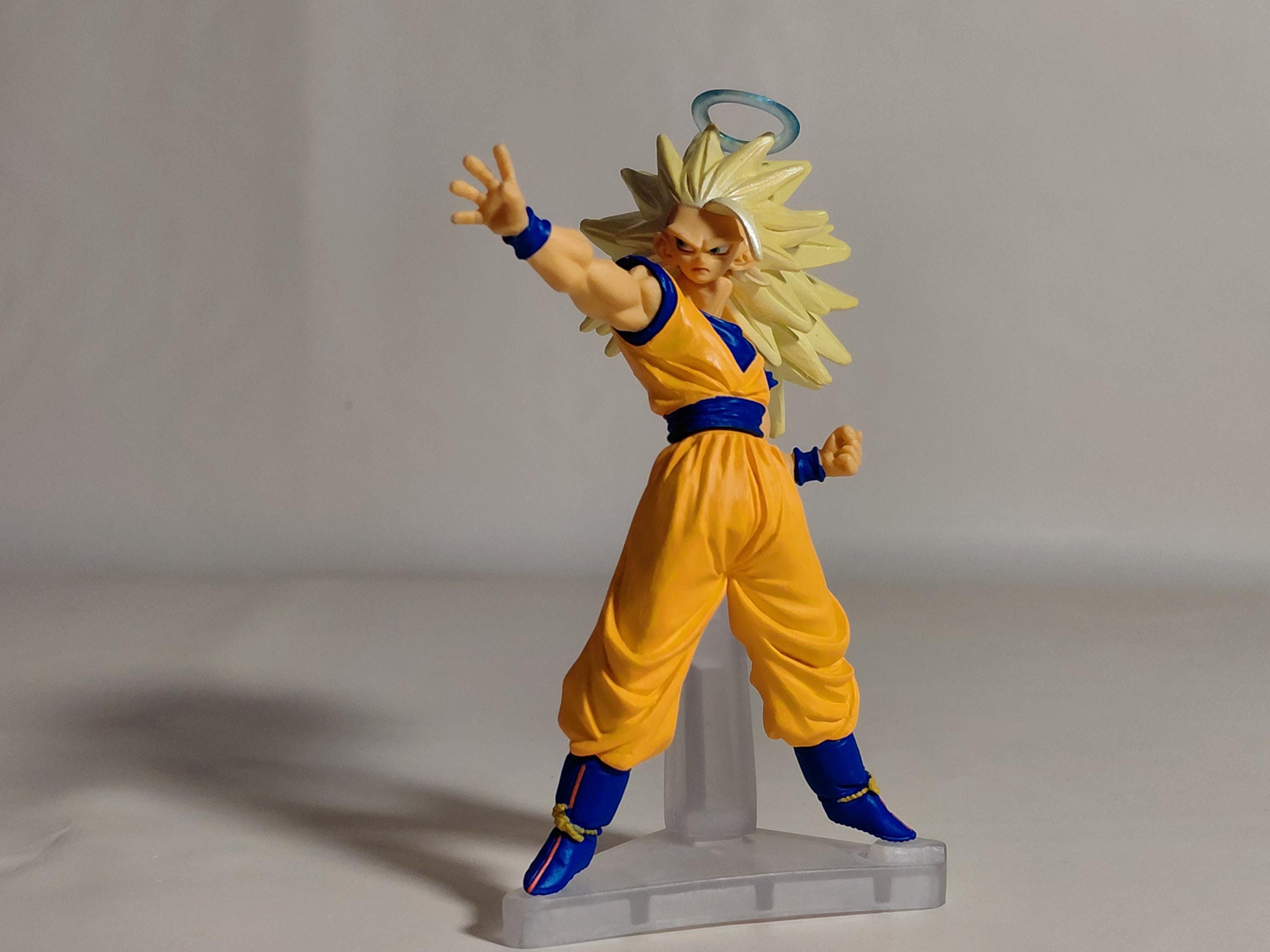 DRAGON BALL Z HG Kai Gashapon Figure Son Goku Super Saiyan 3 Bandai 2005