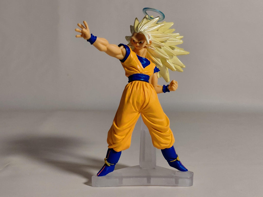 DRAGON BALL Z HG Kai Gashapon Figure Son Goku Super Saiyan 3 Bandai 2005