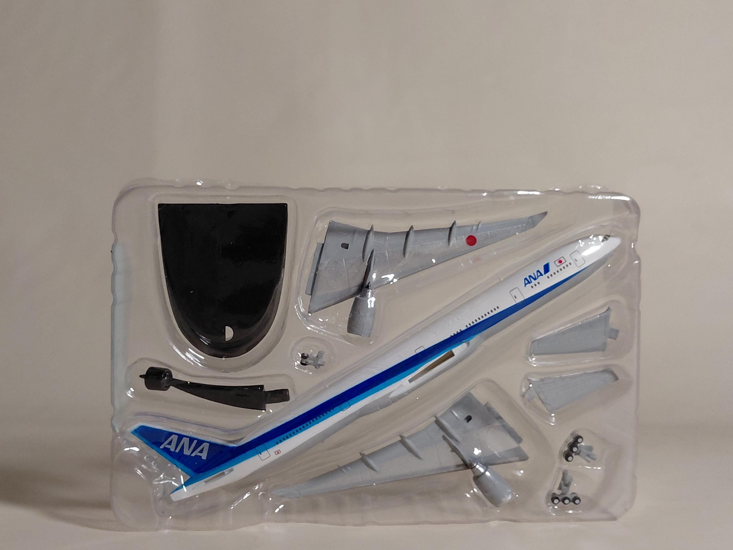 B777-300ER Triton Blue livery ANA Wing Collection 5 1/500 F-toys All Nippon Airways Passenger Aircraft #8