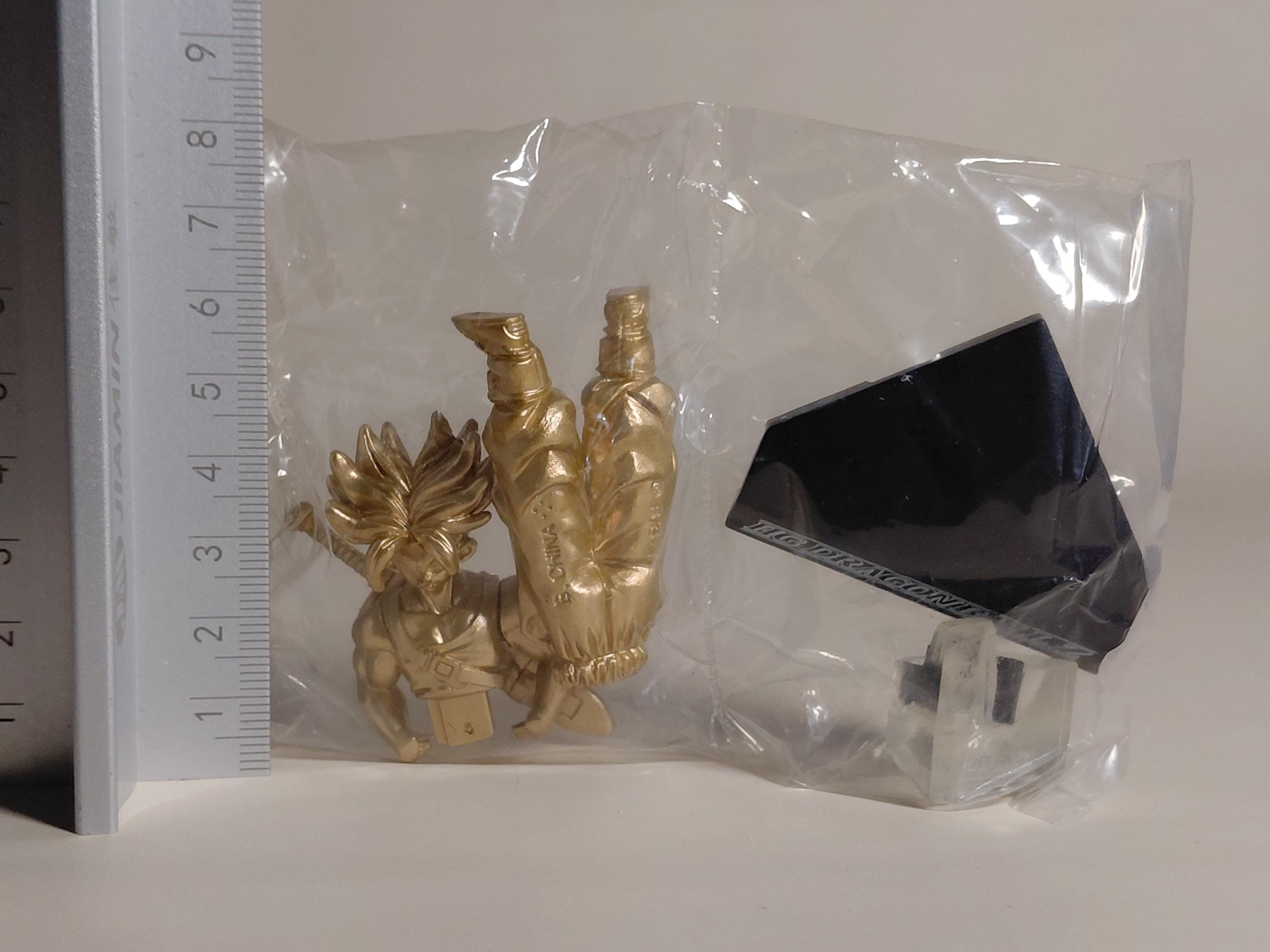Dragon Ball Z Trunks Gold Color HG 20-II Gashapon Figure Bandai Original
