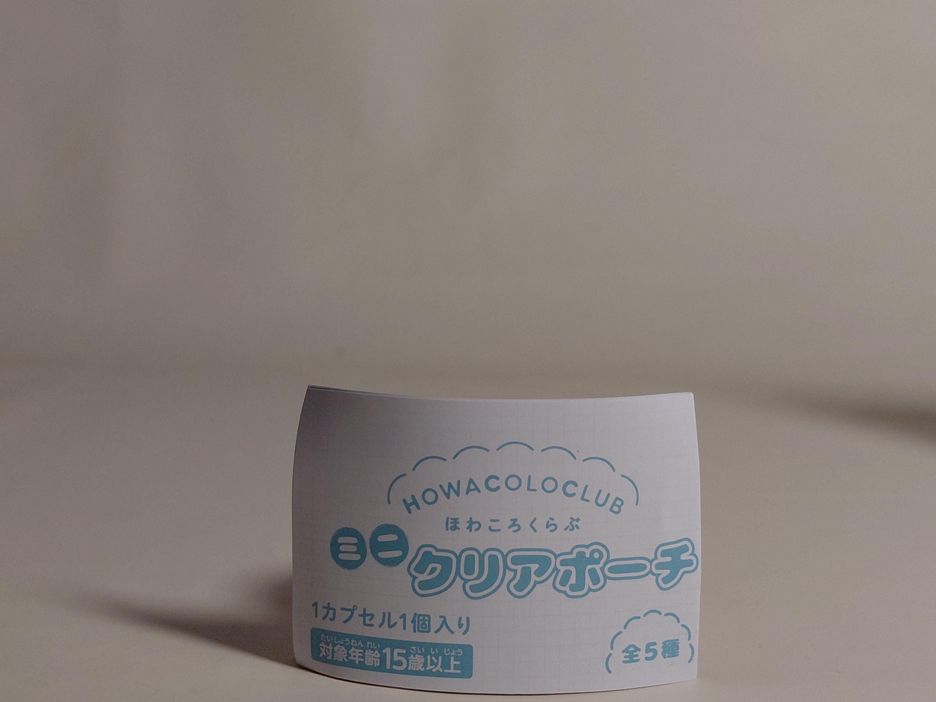 Howakoro Club Mini Clear Pouch - Howakoro-chan and Tulip