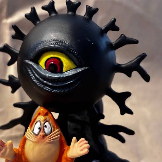 GeGeGe no Kitaro Yokai Encyclopedia Figure: Demon Yokai Nezumi Otok( Rat Man )VS Blackbeard Figure 2002, Kabaya