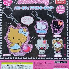 Gachapon Hello Kitty Acrylic Keychain Sparkling GAL