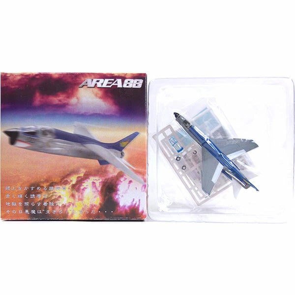 CafeReo 1/144 Area 88 Collection Vol.2 #1A F8E Crusader Normal Color Shin's Aircraft Fighter Jet Military Semi-Finished Product (Single Item)