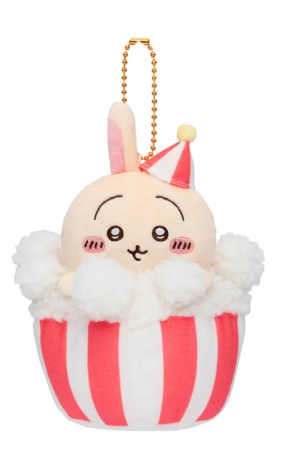 Japan Chiikawa Mascot Holder - Usagi : Chiikawa Land Popcorn