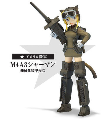 Konami Figure Collection Mecha Musume Vol.2 US Army M4A3 Sherman