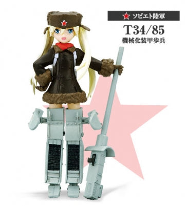Konami Figure Collection Mecha Musume Vol.3 Soviet Army T34/85