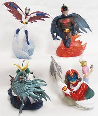 4 PCS Set GATCHAMAN JOE ASAKURA THE CONDOR GASHAPON FIGURE