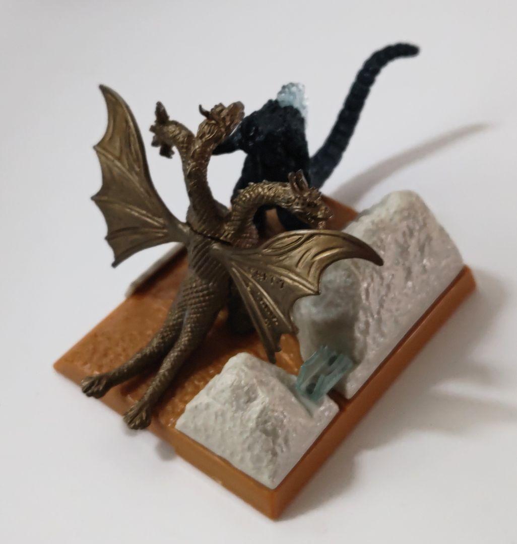 Bandai Best of Godzilla Diorama Base Godzilla & King Ghidorah 1998