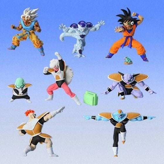 2007 HG 15 Vintage Dragon Ball Z Set of 7 Planet Namek Special COMPLETE GINYU FORCE Goku Super Saiyan