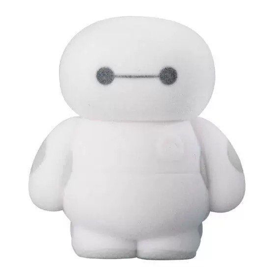 Disney Character Fluffy Flocked Doll Baymax